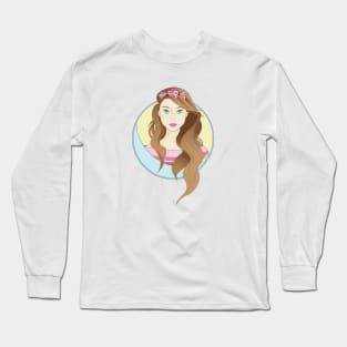 Virgo Zodiac Sign Long Sleeve T-Shirt